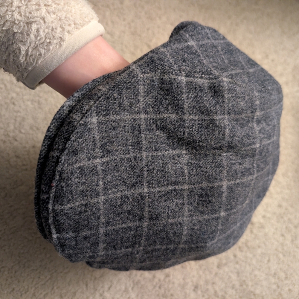 Blue Plaid Cap